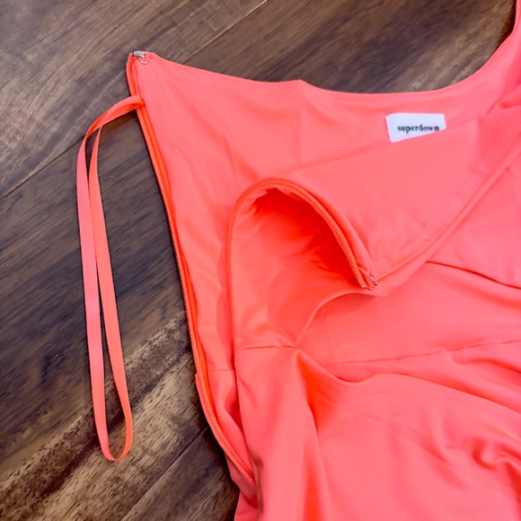 Alanie Maxi Dress in Neon Pink/Orange - size Small (NWT) - Picture 8 of 9